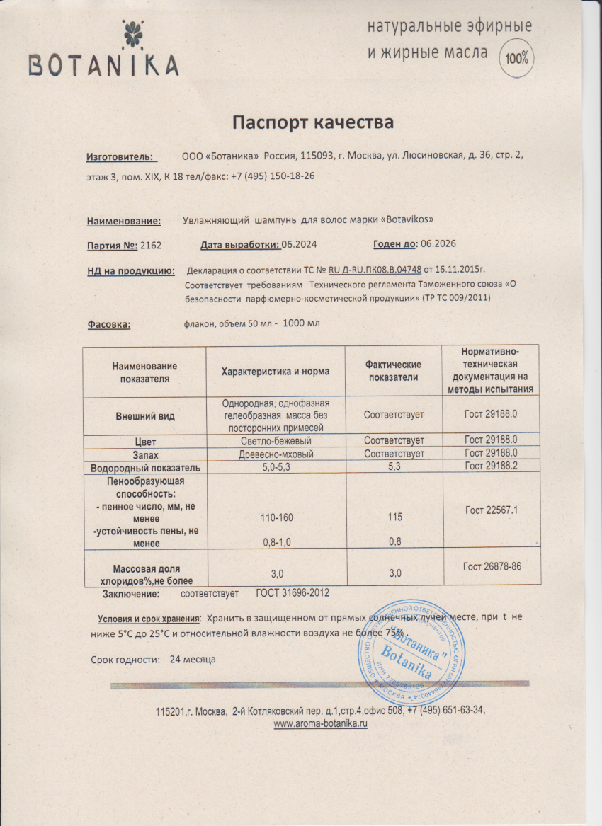 Паспорт №062024